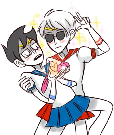 Mspa Booru Crossdressing Crossover Dave Strider Hammertime Heart John