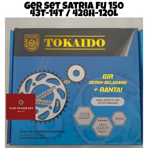 Jual GER GEAR SET GEAR DEPAN BELAKANG RANTAI SET SATRIA FU 150 BARONG