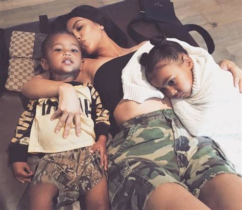 Kim Kardashian Shares Sweet Pic of Son Saint Kissing Baby Chicago | Us ...