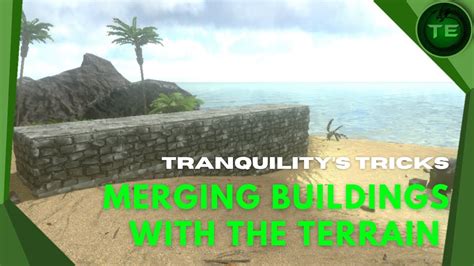 Ark Mobile Base Build Merging Builds With The Terrain How To