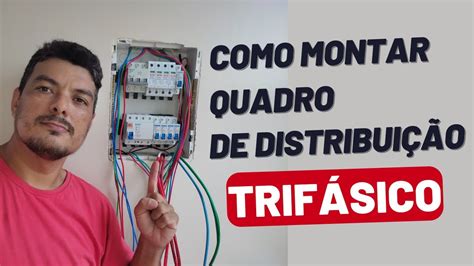 Como Montar Quadro de Distribuição Trifásico Completo DPS e IDR