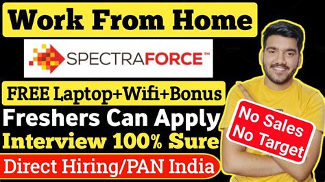 Permanent Work From Home Job FREE Laptop Bonus PAN India Hiring