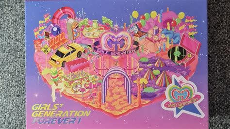 UNBOXING GIRLS GENERATION 소녀시대 7TH album FOREVER 1 version DELUXE