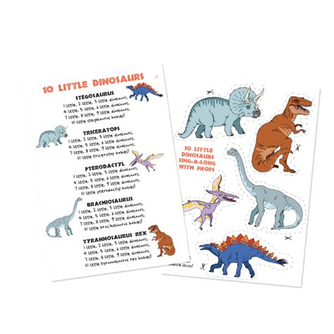 10 Little Dinosaurs Download – TeacherTalk