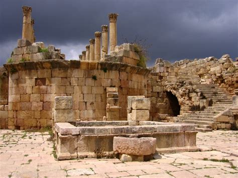 The Cathedral Jerash Jordan Jerash Cathedral Atrium St Marys