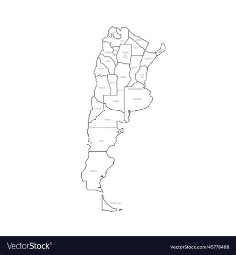 Political Map Of Argentina Royalty Free Vector Image 51 Off