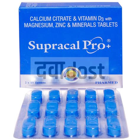 Buy Supracal Pro Plus Tablet 15s At 15 Savings