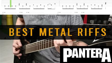 Best Pantera Guitar Riffs With Tabs Youtube