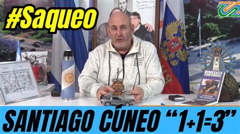 Santiago C Neo En Vivo Editorial Saqueo Youtube