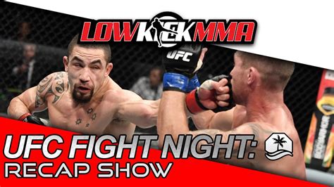 UFC Fight Night Whittaker Vs Till Recap Show YouTube