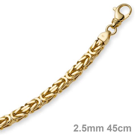 Mm Kette Halskette K Nigskette Aus Gold Gelbgold Cm Herren