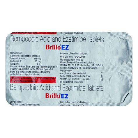 Brillo EZ Tablet Uses Side Effects Price Apollo Pharmacy