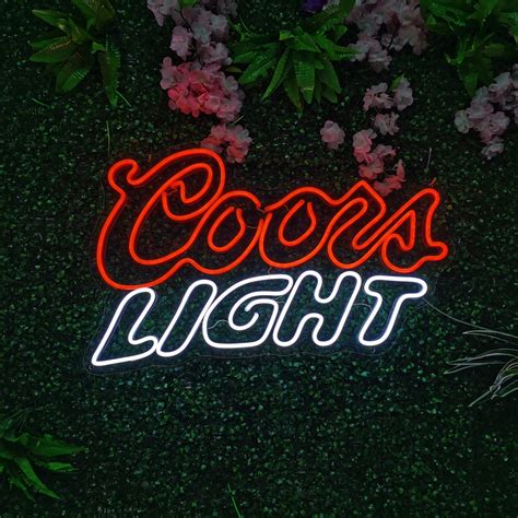 Coors Light Neon Sign For Your Home Bar, Pub, or Restaurant