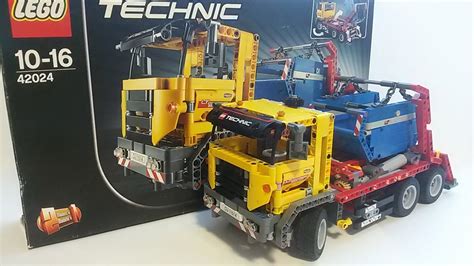 ОБЗОР НА ЛЕГО ТЕХНИК 42024 КОНТЕЙНЕРОВОЗ REVIEW LEGO TECHNIC 42024 ...