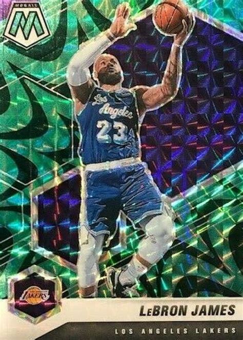 Lebron James Mosaic Reactive Green Price Guide Sports Card