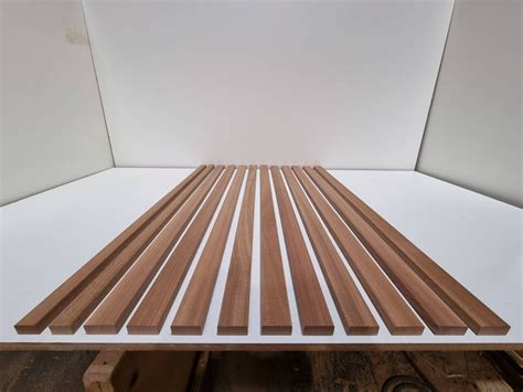 Solid Sapele Hardwood Garden Bench Slats Mm Ft Etsy