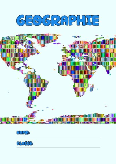 Geographie Deckblatt Pdf Zum Ausdrucken Kribbelbunt