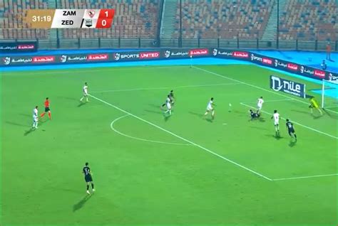 مصطفى زيكو يسجل هدف التعادل لـ زد في شباك الزمالك فيديو الأسبوع