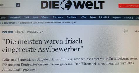 Wurden wir über den Sex Mob belogen Bildzeitung Jan 2016 Offizielle Gewaltförderung