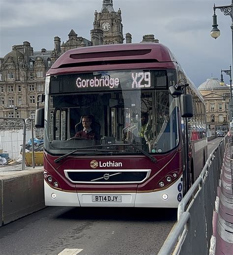 Lothian Buses Bt Djy Route X Livery Lothian V Flickr