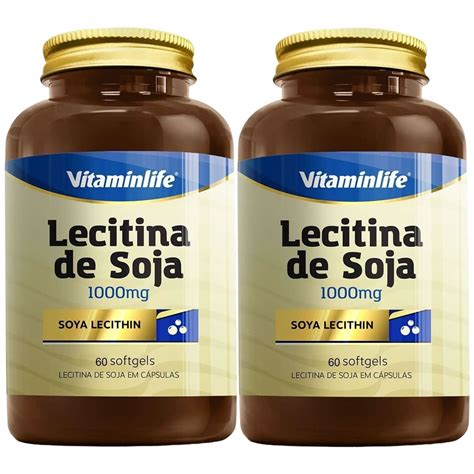 Kit X Lecitina De Soja Mg Isoflavonas Softgels Vitam Nlife