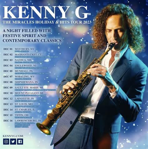 Kenny G Will Kickoff Third Consecutive Miracles Holiday & Hits Tour ...