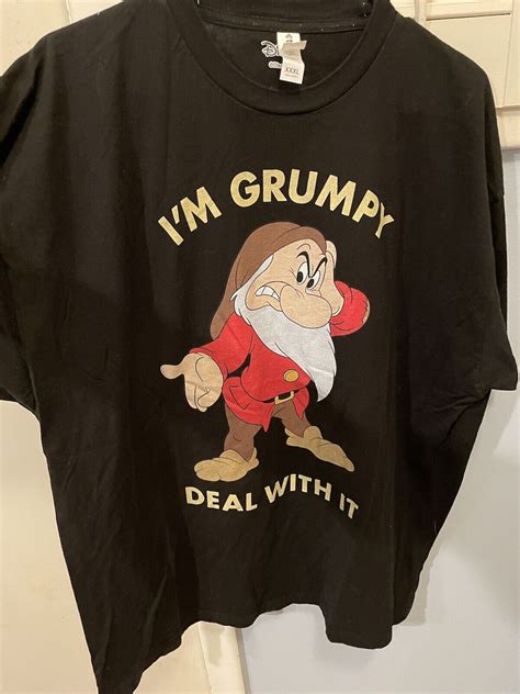 Disney Grumpy Dwarf Shirt Xl Ebay