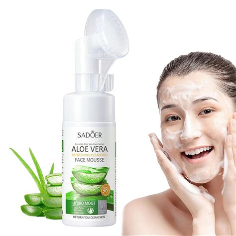 Rosarden Limpiador Facial De Aloe Limpiador Facial Suave Lavado