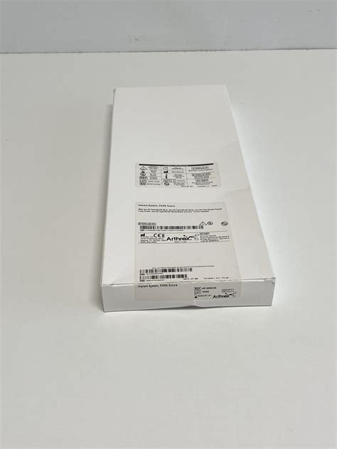 New Arthrex Implant Systempars Suture Ar 8860ds Exp2023 01 Q20 Ar