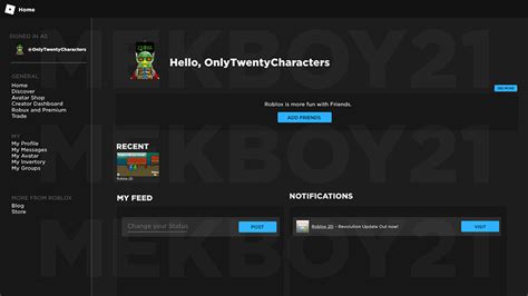 Feedback on Roblox Website Redesign Concept (Home Page) - Creations Feedback - Developer Forum ...