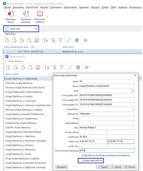 Wersja Portal Klienta Streamsoft