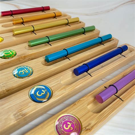 Chakra Energy Meditation Bar Chimes - 1 Unit Full Chimes or Individual