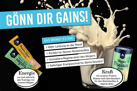 Boulderwelt M Nchen S D Proteinshakes Und Riegel