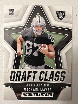 Panini Rookies Stars Draft Class Rc Michael Mayer Las Vegas