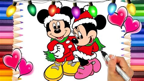 Mickey Mouse Christmas Carol Coloring Pages