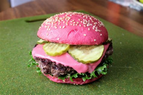 Hot Pink Burger Buns Recipe Bounded By Buns