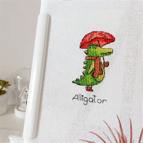 Alligator Crocodile Funny Animal Cross Stitch Pattern Etsy