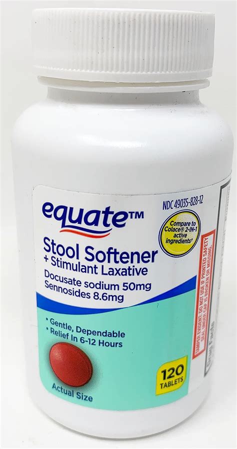 Equate Stool Softener Plus Stimulant Laxative Tablets For Constipation