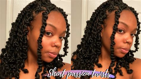 Short Passion Twists Rubber Band Method Talk Through Youtube