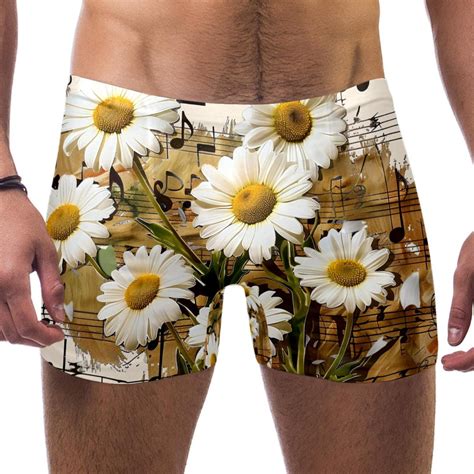 Swim Jammers For Men Mens Jammers For Swimming Music Notes Daisy