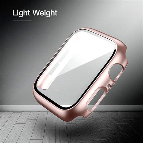 For Apple Watch Series 9 Case 45mm 41mm 44mm 40mm 42mm 38mm Iwatch Cover Bumper With Tempered