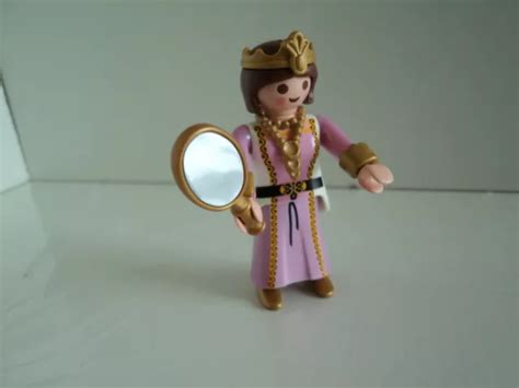 PLAYMOBIL VINTAGE PRINCESSE rose médiéval château miroir set 4128 de