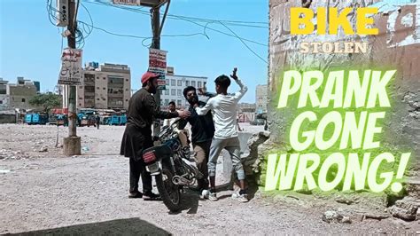 Larke Ke Sath Kya Bike Chori Prank 125 Bike Chori Prank Gone Wrong