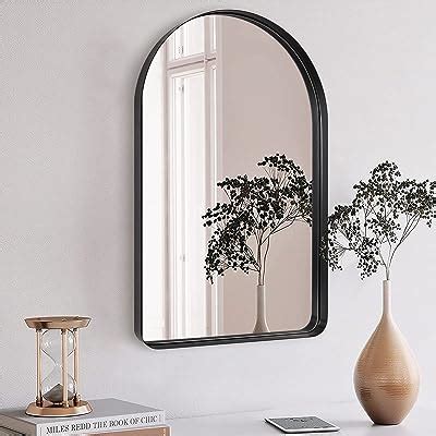 Amazon Wamirro Big Black Arched Mirror Large Farmhouse Bathroom