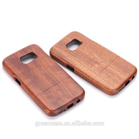 Natural Handmade Woodenbamboo Cell Phone Cases For Samsumg Galaxy S7