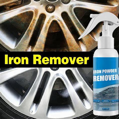 3 OUHOE Iron Powder Remover Car Rust Removal Spray RustOut Instant