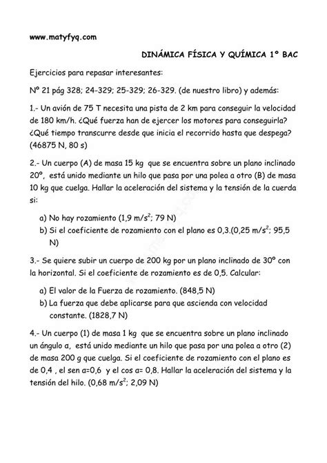 PDF DINÁMICA FÍSICA Y QUÍMICA 1º BACmatyfyq images stories PDF