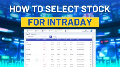 How to Identify Stock for Intraday Trading Success इटरड टरडग