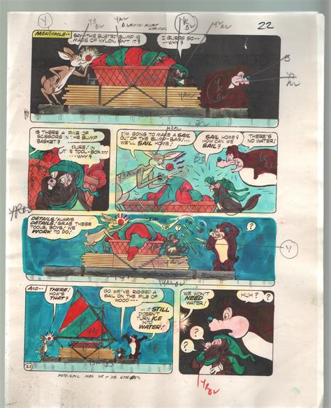 Rudolph The Red Nosed Reindeer Original Production Art-Page 22: (1975 ...