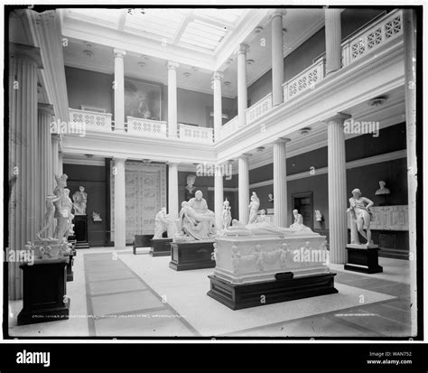 Corner of sculpture hall, Corcoran Gallery of Art, Washington, D.C ...